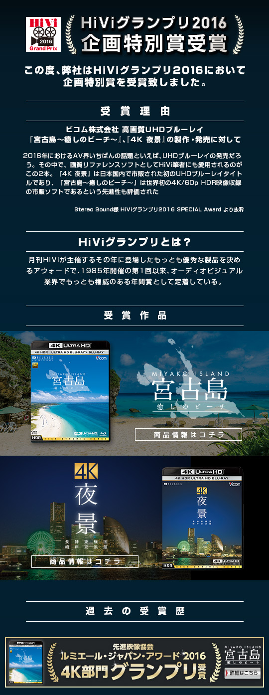 HiViグランプリ2016特別企画賞受賞